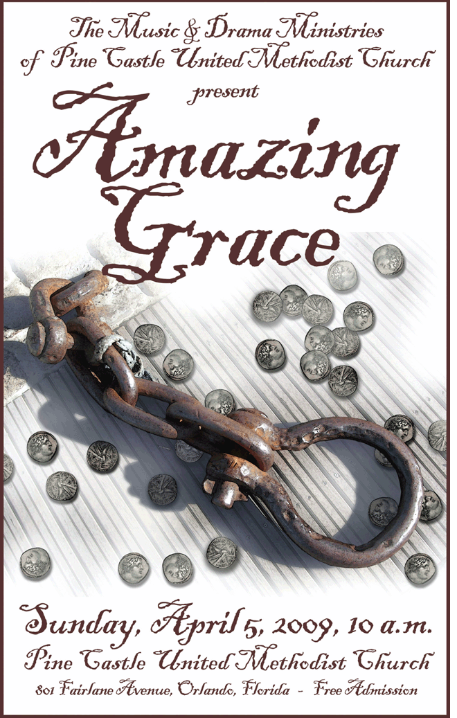 <em>Amazing Grace</em> musical poster
